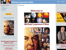 Tablet Screenshot of mlfilms.com